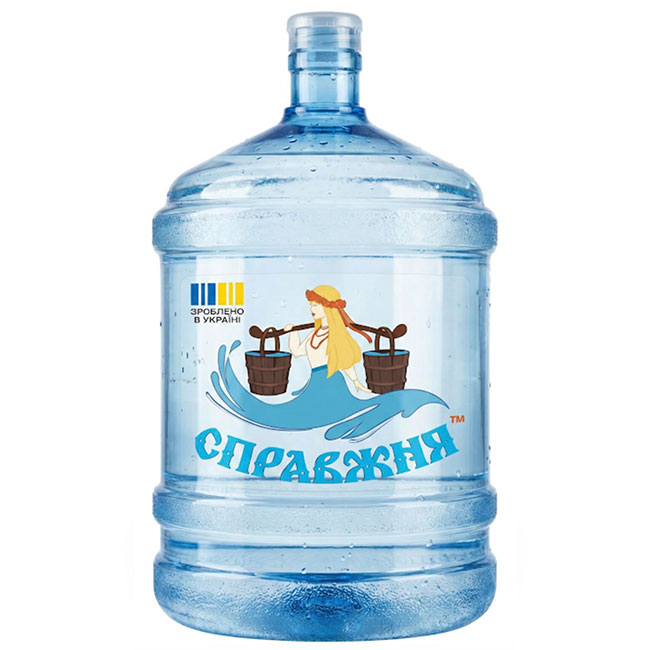 Вода питна бутильована негазована СПРАВЖНЯ 18,9 л